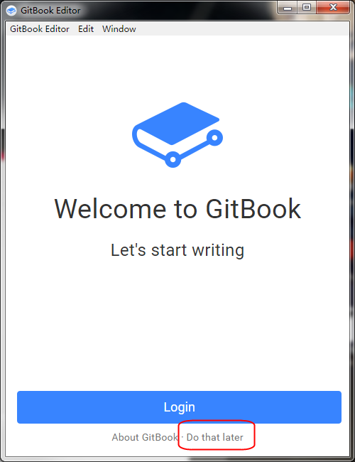 gitbook editor legacy